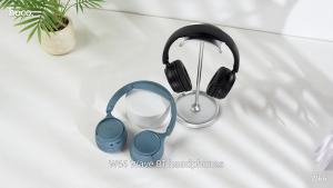 HOCO W66 Wireless Bluetooth Headphones Foldable Over Ear Headset With Mic HiFi Sport Earphone