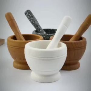 ZEO Multifunctional Spices Manual Grinder PestleBowl Household Minced Tool Garlic
