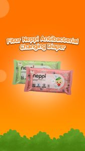 (6 Pcs x 50 Lembar) Neppi Tisu / Tissue Basah Antibacterial Changing diapers Wipes Non Parfum