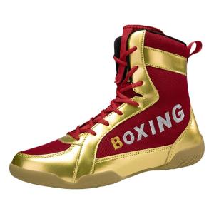 Professional Ventilated Boxing Shoes High Top