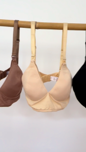 บราสอดนมจากฝักบัวนุ่ม จาก Bamboo Cotton สีทราย (สินค้าราคาพิเศษ) - Siris by Nature