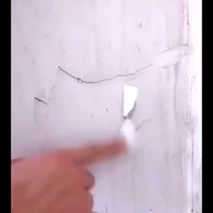 1KG/Bucket Wall Crack Repair Cream White Latex Paint Wall Repair Paste Waterproof Formaldehyde Free