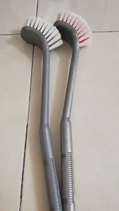 Rayaco 1008 Special Angle Toilet Brush SPECIAL ANGLE TOILET BRUSH BERUS TANDAS SEGI Toilet Cleaning Dead Corner Brush Long Handle