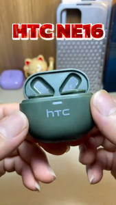 HTC NE16 TWS Earbuds Bluetooth 6.0 AI Real-time Translation (135 Languages) Smart Call Noise Cancellation Lightweight & Travel-Ready Great for Workouts & Business Trips