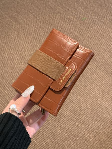 Bella Long Termism New Stone Pattern High Quality Wallet Coin Storage Bag Fashionable Korean Style Short Wallet for Youth