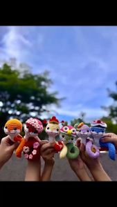 Handmade Crochet Baby Snake Doll