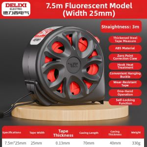 DELIXI | Precision Hardened Durable Steel Measuring Tape 3m