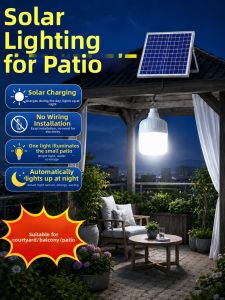 XLYS | Outdoor Waterproof High Brightness Lighting Easy Installation Patio Solar Lamp