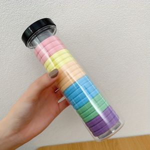 20pcs/can High Elastic Hair Ring French Style Bands Tie Thickened Hair Rope Basic Simple Head Rope For Women Girls Iddal Choice