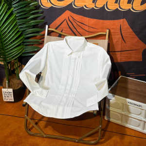 Mens Slim Fit Shirt White Formal Interview Work Commute Autumn Fashion Brand Long Sleeve Sharp Collar Solid Color Top