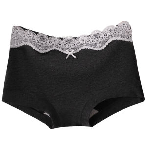 Quần lót MiiOW cho nữ làm  vải cotton nguyên chất thoáng khí thoải mái màu trơn