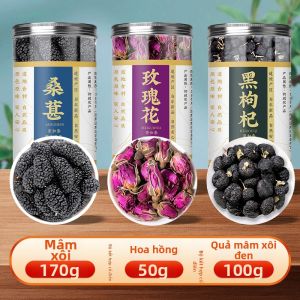 JUHETAI | Trà Kết Hợp Quả Goji Đen Dâu Tằm và Hoa Hồng