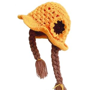 Topi kepang wig anak /topi karakter/kepang/wig/cewe
