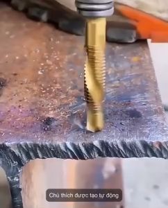 Bộ 6 Mũi Khoan Taro M3-M10 Thép Hss 6542 Phủ Titanium Tạo Ren Inox