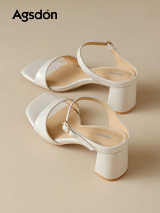 Agsdon | Heeled Summer Sandals Slippers Easy-On