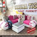 [GRATIS ONGKIR] Sofa Ruang Tamu Sofa Minimalis Sofa Sudut L Ornish Bahan Bludru Mix Oscar. 