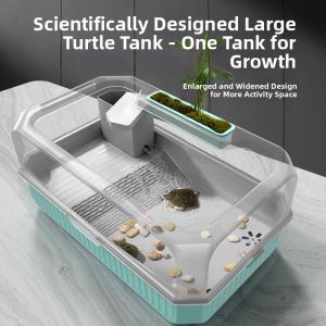 ZHUOLESHI | Pet Turtle Terrarium with Basking Platform