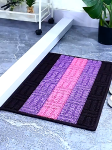 EACC - New Quality Doormat Floor Anti-slip Colorful Stylish Entrance Door Coil Mat Disinfecting Water Absorption Carpet