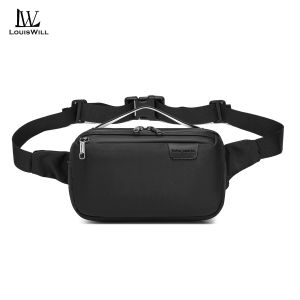 LouisWill Fashion Chest Bag Oxford Cloth Cross-Body Bag Mens Waterproof Sports Bag Large Capacity Casual Bag Messenger Bag Outdoor Fitness Bag Travel Bag Business Bag For Men