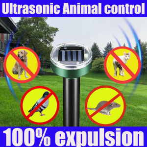 No birds for 100 years ultrasonic bird repellent Waterproof and corrosion-resistant bird repellent outdoor No harm toanimals penghalau burung