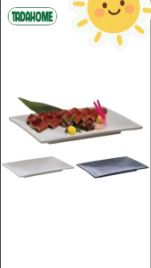 Combo Đĩa Chữ Nhật Vân Sần Việt Nhật Đĩa Nhựa 1187/8 Khay Đựng Thức Ăn Hoa Quả Bánh Kẹo - TADAHOME