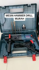 PREMIUM Hammer Drill 3 Mode With Handle 1250W SDS 26mm Chisel Concrete Penebuk Dinding Konkrit