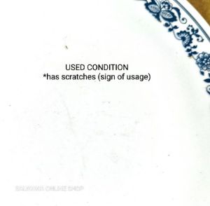 10.3in CORELLE USA OLD TOWN BLUE MICROWAVABLE DINNER PLATE • SOLD PER PC • JAPAN SURPLUS
