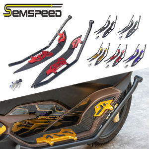 Motorcycle Front Footpeg Footrests Crash Bar Guard Protector For Honda PCX 160 125 PCX160 2021-2024