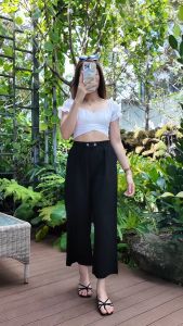 กางเกงแฟชั่น ผ้าฝ้ายผสม ผ้าลินินสีพื้น กางเกงสาวอวบ กางเกงผ้าฝ้ายขากระบอก กางเกงขายาวแฟชั่นผู้หญิง สวมใส่สบาย 🌈 จัดส่งในไทย 🌈