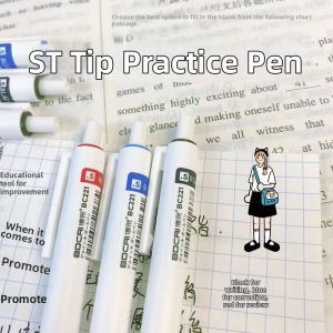 HANXIUYU | Specialized Exam Pen for ST Tips High Aesthetic Speed Drying Clickable Rollerball Pen 0.5mm