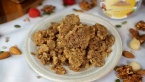 กราโนล่า คีโต Keto Granola เบาหวานเด็กแพ้กลูเตน ทานได้