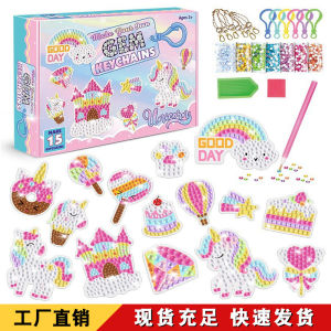 Móc Khóa Acrylic DIY Cho Trẻ Em Mắt Mèo Ngựa Unicorns Móc Khóa Hình Người Bán Chim Phụ Kiện Đồ Chơi Trẻ Em