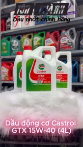 [ Hàng Chính Hãng ] Dầu Nhớt Động Cơ Castrol GTX 15w40 API SN/ CF (4Lít)