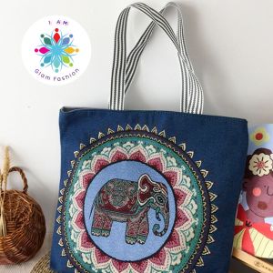Thailand Famous Shoulder Bags With Various Elephant Designs Available