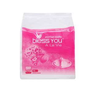 Combo 5 gói khăn giấy rút Bless You khổ lớn 100 tờ mịn daihàng chính hãng/khăn giấy ăn/khăn giấy vệ sinh
