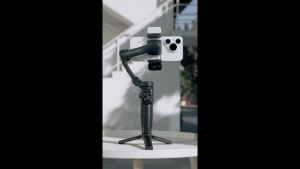 AXNEN | AXNEN Foldable 3-Axis Phone Gimbal Stabilizer Smart Tracking with 7.24" Telescopic Rod for iPhone Android Vlog Video Shooting