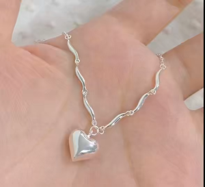 Viviann original s925 sterling silver heart claws necklaces for women luxury designer jewelry gift female choker necklace spring women wedding fine jewelry
