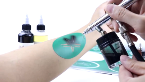 30ml/bottle Black Temporary Tattoo Ink For Body Paint Small Tattoos Airbrush Tattoo Makeup Spray Color
