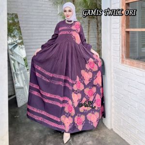 Gamis twill terbaru bg collection pekalongan