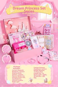 KAMOLAN | Childrens Day Pink Gift Box for Girls Birthday Party