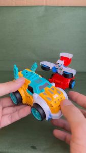 Đồ Chơi Cho Bé Xe Hơi Xe Đua Xe Biến Hình Robot Quán Tính Chạy Đà Quà Tặng Sinh Nhật Quà Noel XTT14