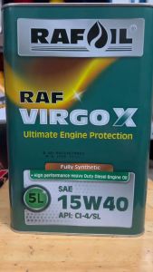 Nhớt rafoil RAF VIRGO X SAE 15w40 5L - xe máy dầu xe bán tải