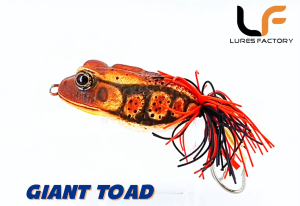 LURESFACTORY - MF GIANT TOAD 6cm 21.5g HARDBODY LURE TOPWATER