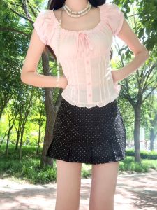 CHANGTONG | Polka Dot Elegant Youthful Two-piece Set