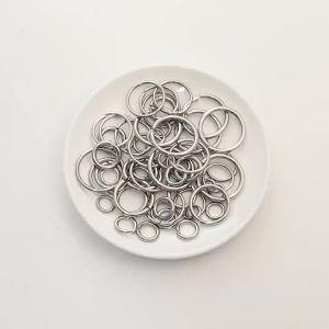 12/15/20/25/30/mm Stainless Steel Jump Rings Split Ring Jewelry Connector Openable Rings For DIY Bracelet Necklace Accessories