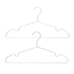 Aluminum Alloy Clothes Hanger Arc Shape Drying Rack for Adults Home Use Storage Organizer MAOS Brand Length 41cm