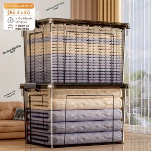 XINGYOU | Hộp Lưu Trữ Trong Suốt Dung Lượng Lớn Bền