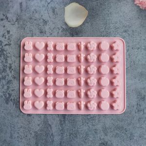 Title: Easy to Demould Silicone Candy Mold Multi-Cavity DIY Gummy & Jelly Maker Non-stick Baking Tool for Chocolate Ice Cube