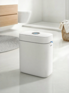 ecoco | Automatic Bagging Narrow Trash Can with Lid Deodorizing and Antibacterial