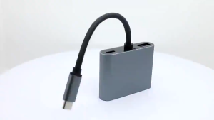 Converter Hub 4 IN 1 USB C Type-C To HDMI VGA HUB Adapter Travel 4K VGA USB 3.0